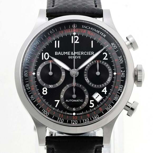 Baume & Mercier Capeland 65687 Black Automatic Watch 70258